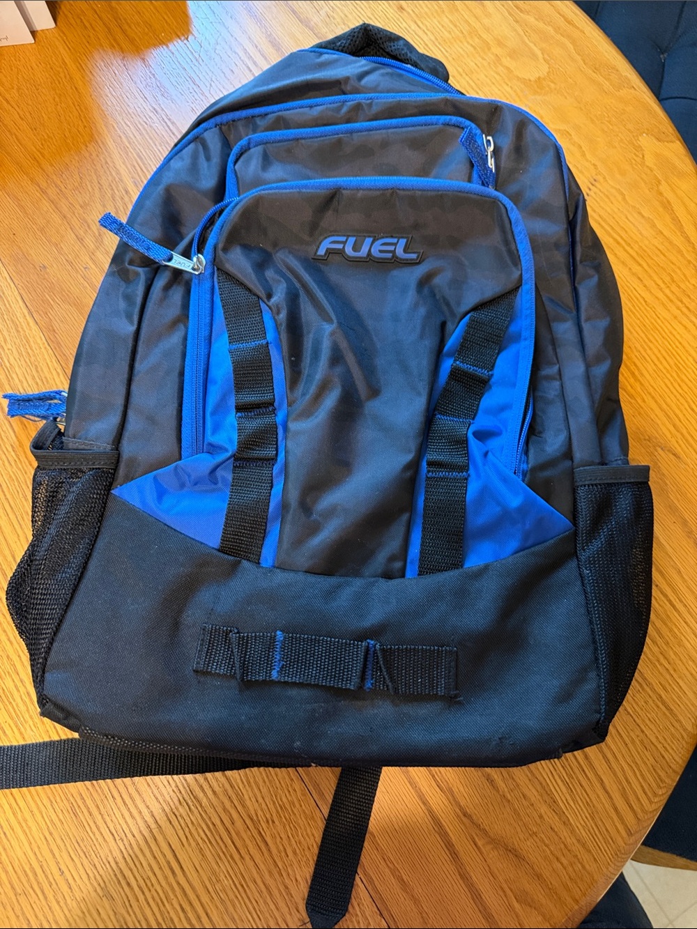 Fuel Kids' Blue and Black Backpack - Lightweight School Bag